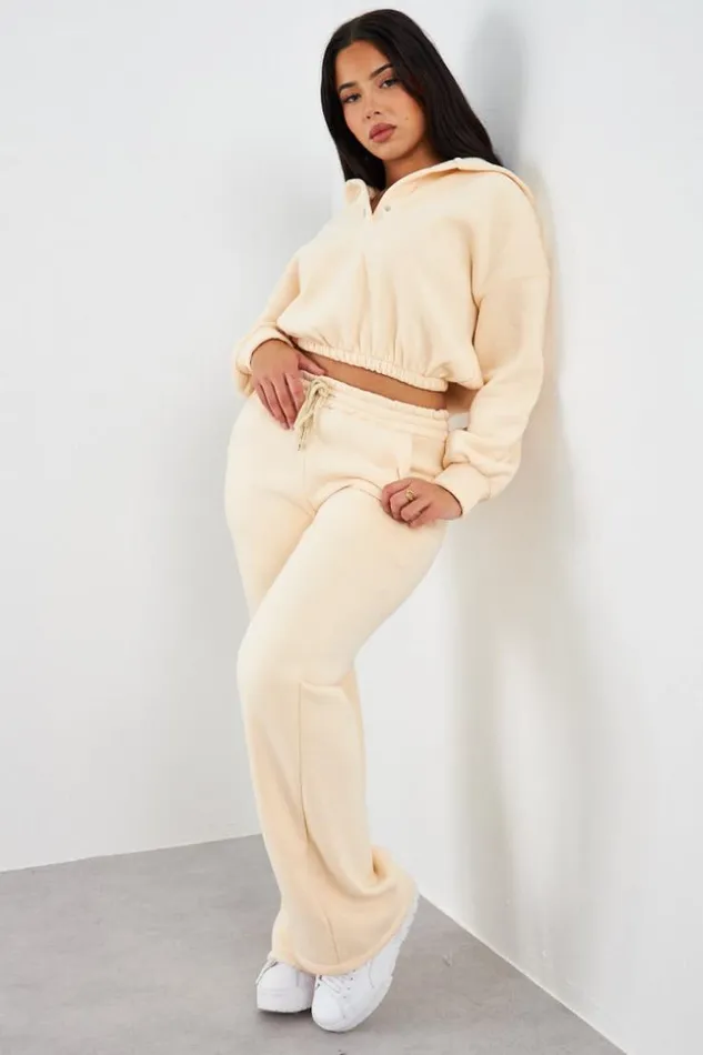 Women Ensemble 2 Pices Sweat Jogging Beige Beige Brentiny Paris Sweaters and Sweatshirts Women Ensemble 2 Pices Sweat Jogging Beige Beige Brentiny Paris Sweaters and Sweatshirts