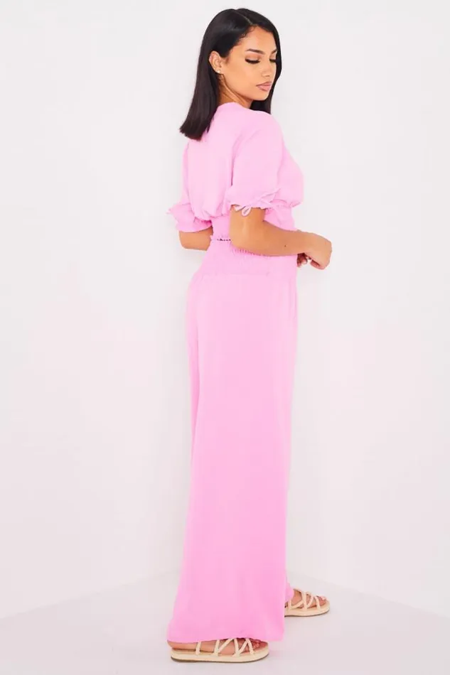 Women Ensemble 2 Pices Top Pantalon Rose Fluide Lightpink Brentiny Paris Top And Tank Tops Women Ensemble 2 Pices Top Pantalon Rose Fluide Lightpink Brentiny Paris Top And Tank Tops