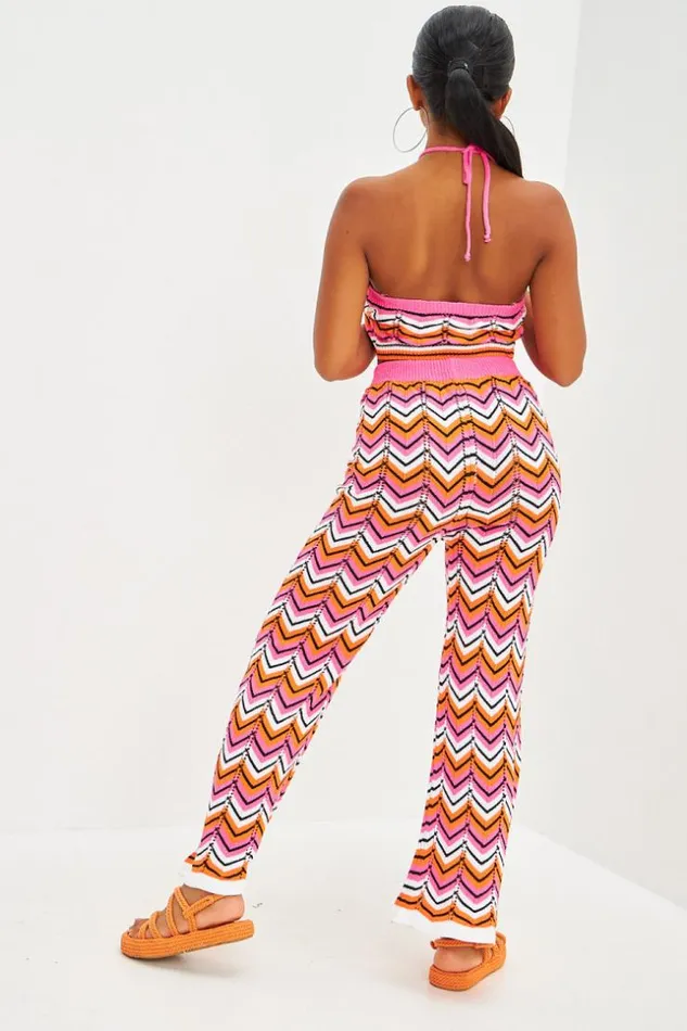 Women Ensemble Top Pantalon En Crochet Motifs Chevrons Orange Et Rose Orange Brentiny Paris Top And Tank Tops Women Ensemble Top Pantalon En Crochet Motifs Chevrons Orange Et Rose Orange Brentiny Paris Top And Tank Tops