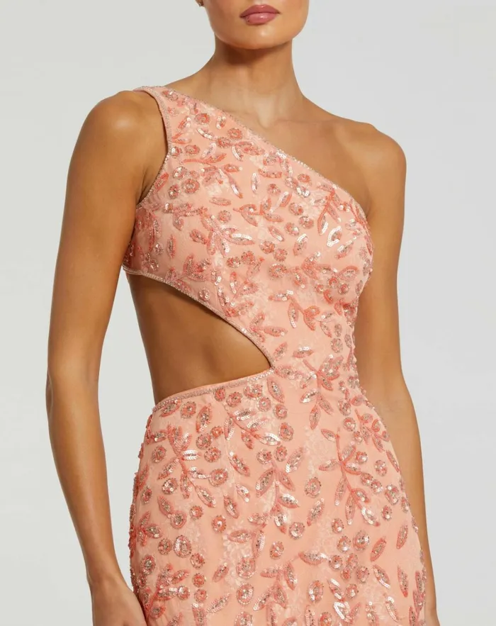 Women Evening Gowns Mac Duggal Mac Duggal Embellished Mesh Column Prom Dress Peach Women Evening Gowns Mac Duggal Mac Duggal Embellished Mesh Column Prom Dress Peach