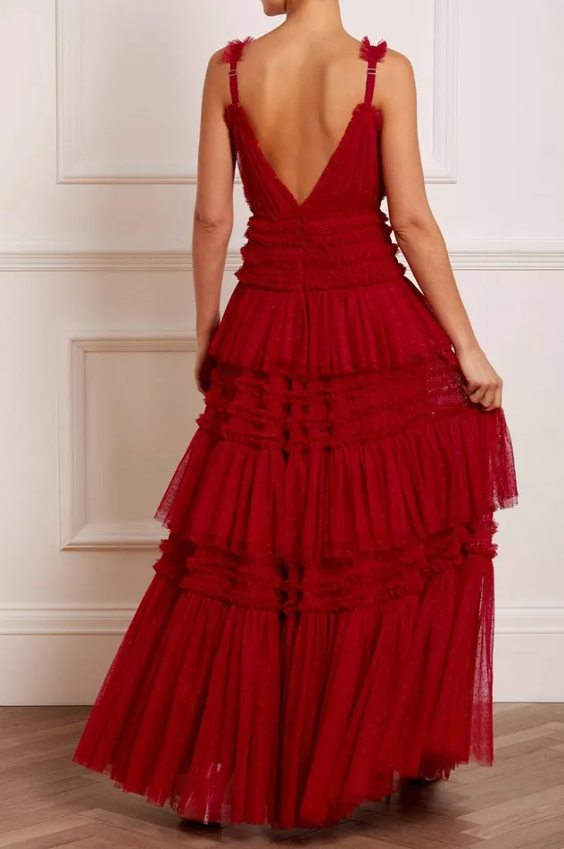 Women Exclusives Needle and Thread Candice Gown Red