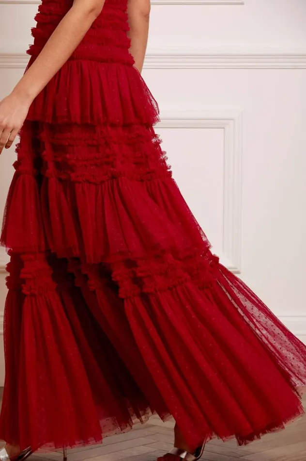 Women Exclusives Needle and Thread Candice Gown Red
