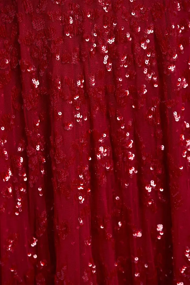 Women Exclusives Needle and Thread Margot Ankle Gown Red