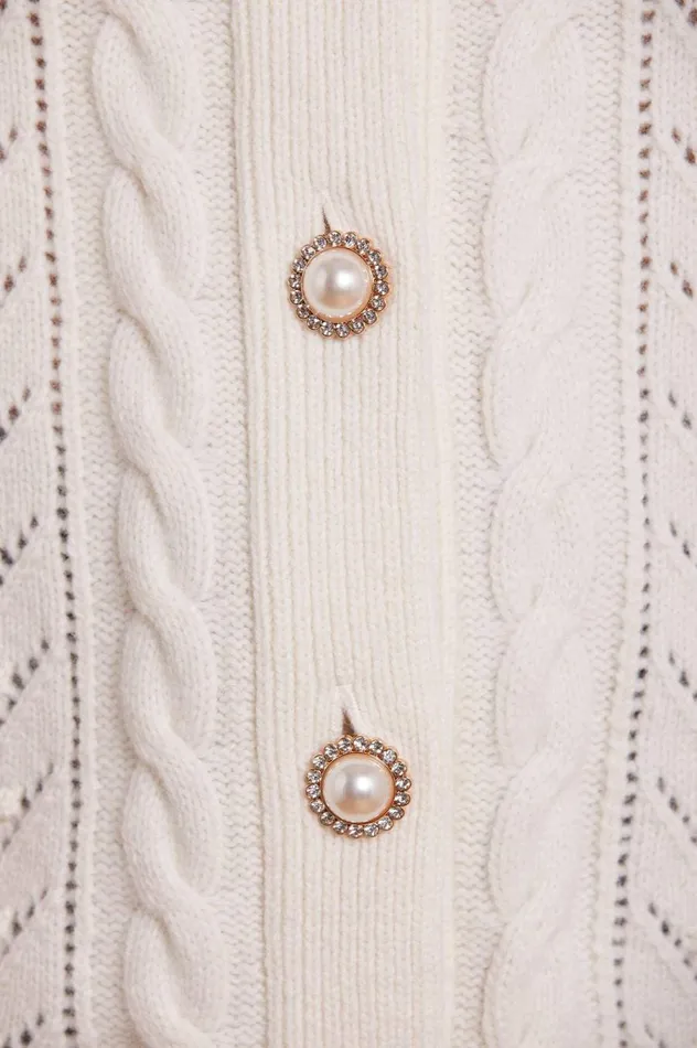 Women Exclusives Needle and Thread Victoriana Cape Champagne