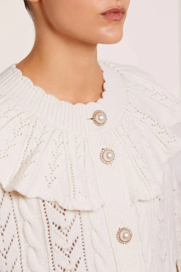 Women Exclusives Needle and Thread Victoriana Cape Champagne