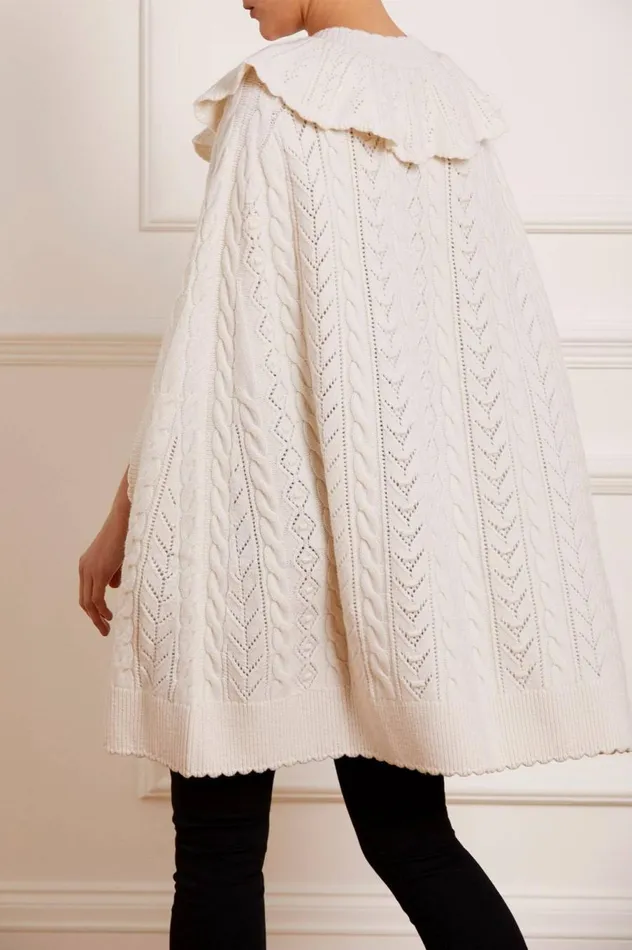 Women Exclusives Needle and Thread Victoriana Cape Champagne