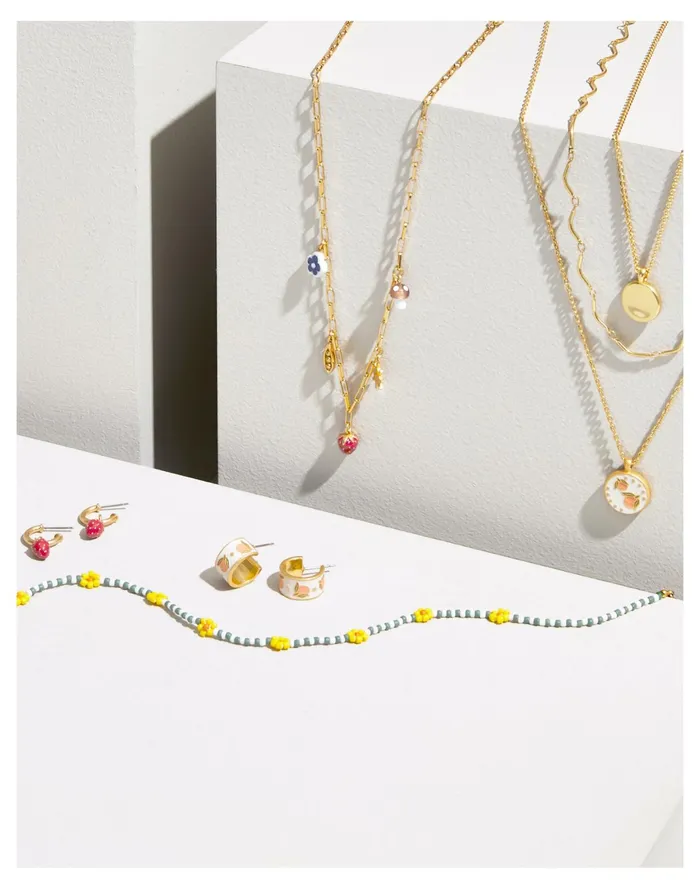 Women Farmers Market Charm Necklace Vintage Gold Madewell Necklaces Women Farmers Market Charm Necklace Vintage Gold Madewell Necklaces