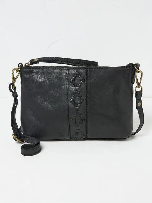 Women Fatface Bags and Wallets Eve Black Crossbody Bag