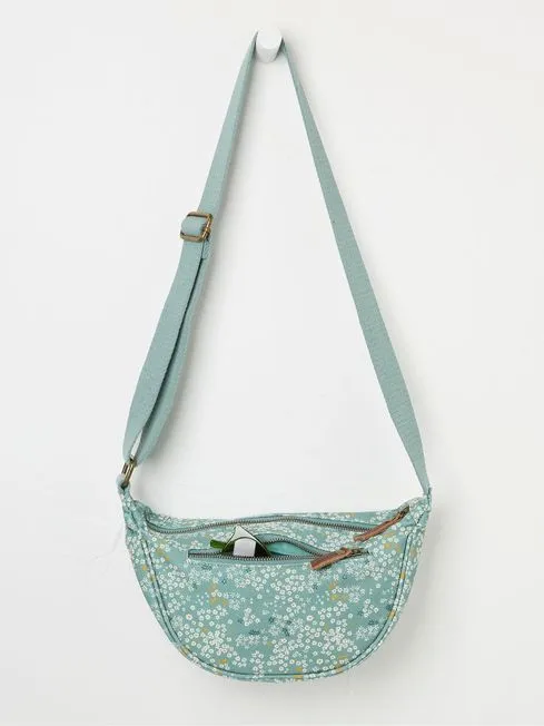 Women Fatface Bags and Wallets Jovie Green Printed Sling Bag