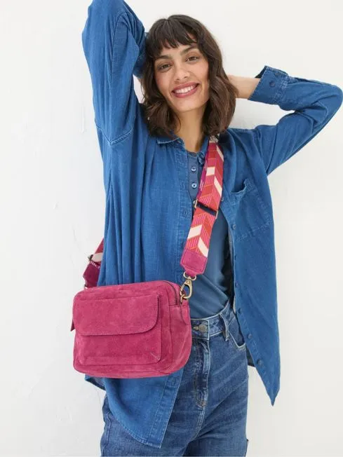 Women Fatface Bags and Wallets The Oslo Pink Camera Bag