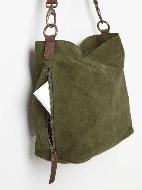 Women Fatface Bags and Wallets Valletta Green Shoulder Bag