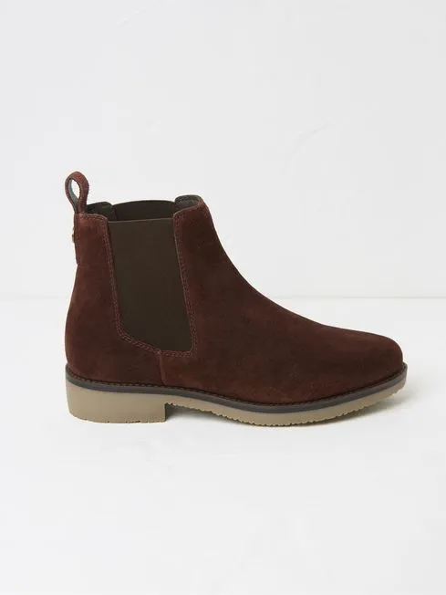 Women Fatface Boots Ivy Red Chelsea Boots