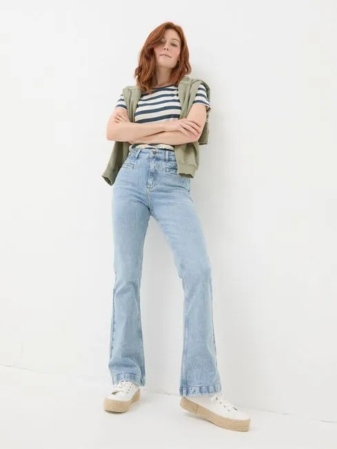Women Fatface Jeans Blue Fly Flare Jeans Women Fatface Jeans Blue Fly Flare Jeans
