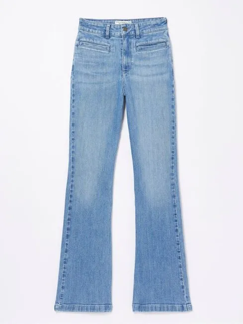 Women Fatface Jeans Blue Fly Flare Jeans Women Fatface Jeans Blue Fly Flare Jeans