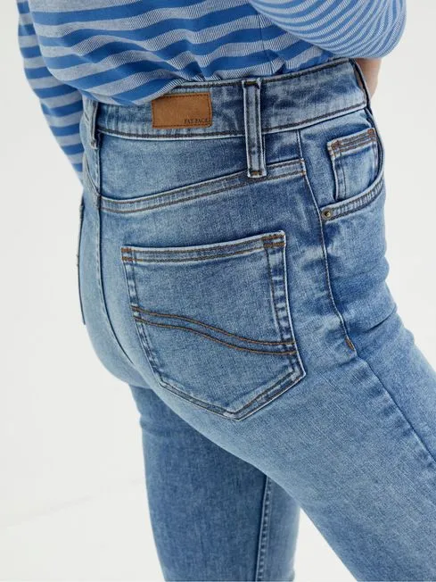 Women Fatface Jeans Harlow Blue Highwaist Skinny Jeans Women Fatface Jeans Harlow Blue Highwaist Skinny Jeans