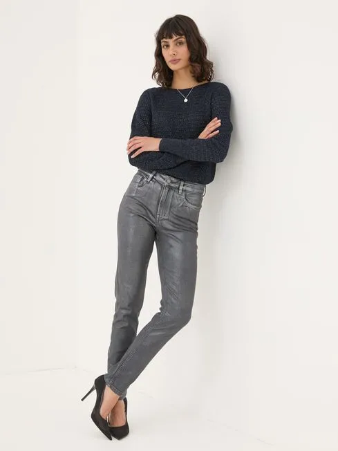 Women Fatface Knitwear Dark Navy Lara Sparkle Jumper Women Fatface Knitwear Dark Navy Lara Sparkle Jumper