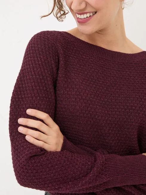 Women Fatface Knitwear Red Lara Sparkle Jumper Women Fatface Knitwear Red Lara Sparkle Jumper