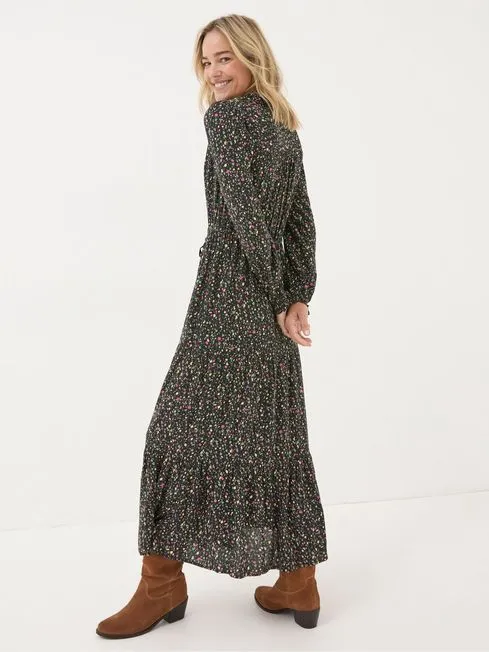 Women Fatface Maxi Dresses Dahlia Black Ditsy Maxi Dress Women Fatface Maxi Dresses Dahlia Black Ditsy Maxi Dress