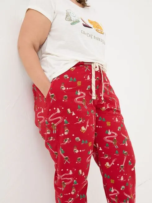 Women Fatface Pajamas and Nightwear Christmas Eva Red Food Pyjama Bottoms Women Fatface Pajamas and Nightwear Christmas Eva Red Food Pyjama Bottoms
