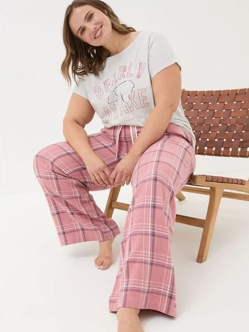 Women Fatface Pajamas and Nightwear Lola Pink Check 100 Cotton Pyjama Bottoms Women Fatface Pajamas and Nightwear Lola Pink Check 100 Cotton Pyjama Bottoms