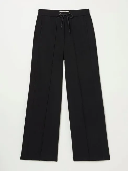 Women Fatface Pants and Leggings Black Ely Wide Leg Trousers Women Fatface Pants and Leggings Black Ely Wide Leg Trousers