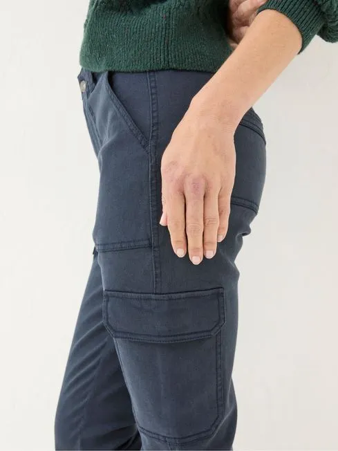Women Fatface Pants and Leggings Hythe Blue Cargo Trousers