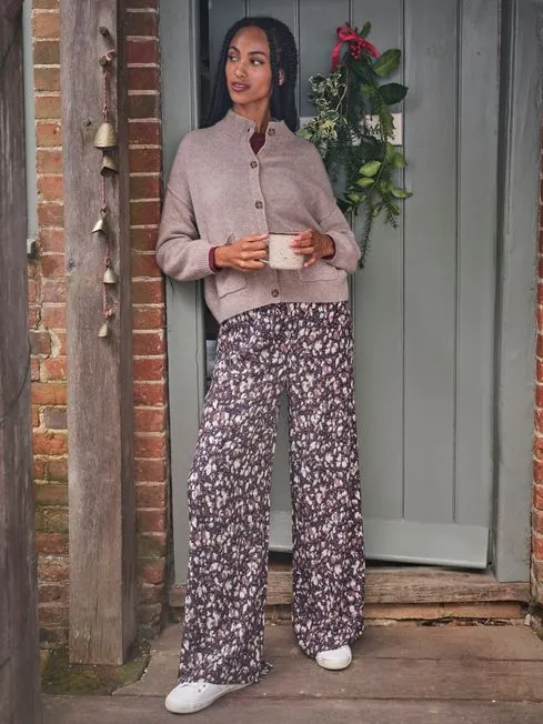 Women Fatface Pants and Leggings Ines Navy Mark Make Trousers