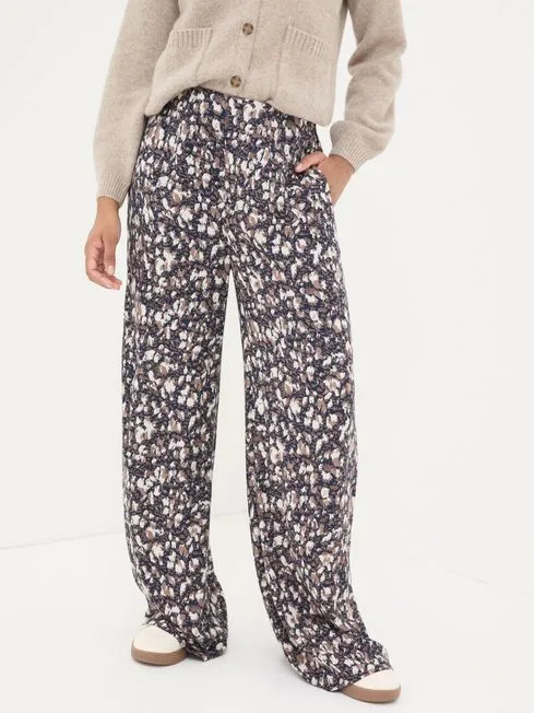 Women Fatface Pants and Leggings Ines Navy Mark Make Trousers Women Fatface Pants and Leggings Ines Navy Mark Make Trousers