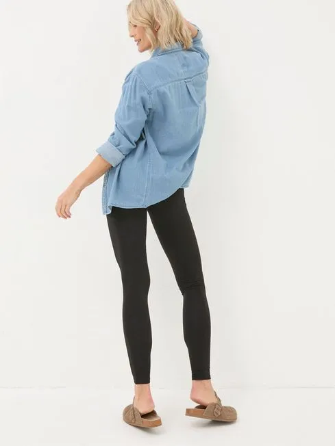 Women Fatface Pants and Leggings Meribel Black Leggings