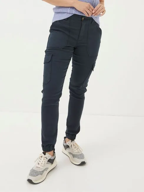 Women Fatface Pants and Leggings Navy Cargo Trousers Women Fatface Pants and Leggings Navy Cargo Trousers