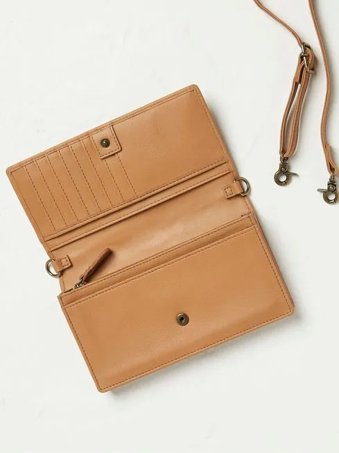 Women Fatface Phone Bags Elodie Brown Mini Phone Bag