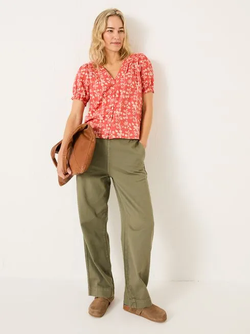 Women Fatface Shirts and Blouses Burnt Orange Jade Blouse Women Fatface Shirts and Blouses Burnt Orange Jade Blouse