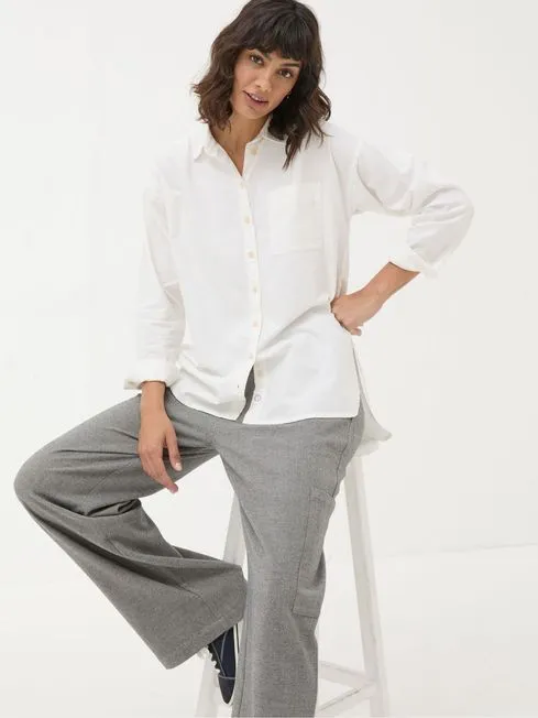 Women Fatface Shirts and Blouses Carolin White Shirt