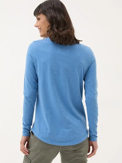 Women Fatface Tops and TShirts Bree Blue Cobalt TShirt
