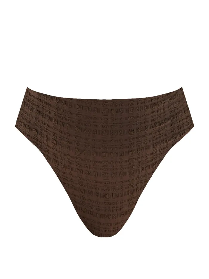 Women Form And Fold 8211 The 90s Rise Bottom In Espresso The UNDONE Swimwear