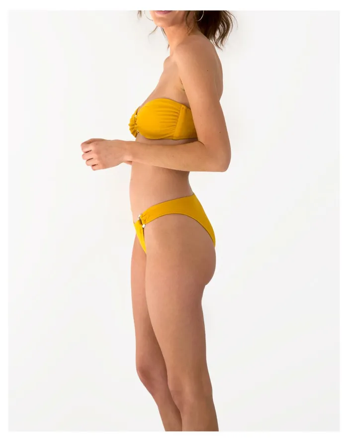 Women GALAMAAR Ring Brief Bikini Bottom Pale Chamois Madewell Swim Women GALAMAAR Ring Brief Bikini Bottom Pale Chamois Madewell Swim