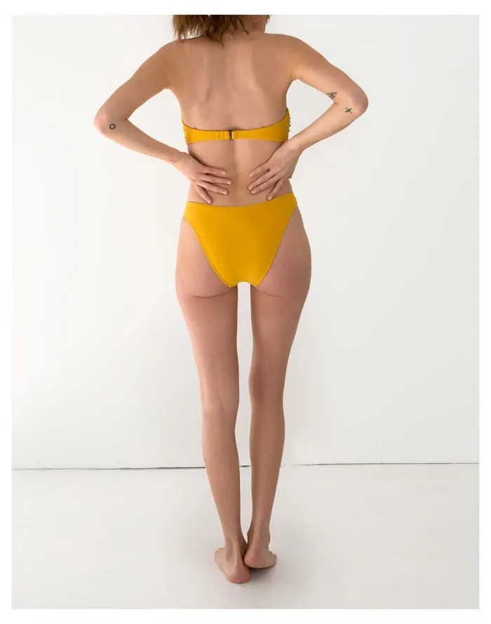 Women GALAMAAR Ring Brief Bikini Bottom Pale Chamois Madewell Swim Women GALAMAAR Ring Brief Bikini Bottom Pale Chamois Madewell Swim