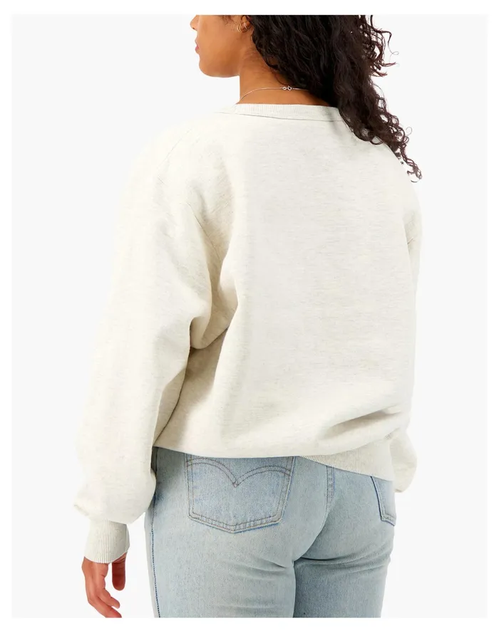 Women Good For Sunday Heritage Oversized Crewneck Natural Madewell Sweatshirts and Sweatpants Women Good For Sunday Heritage Oversized Crewneck Natural Madewell Sweatshirts and Sweatpants