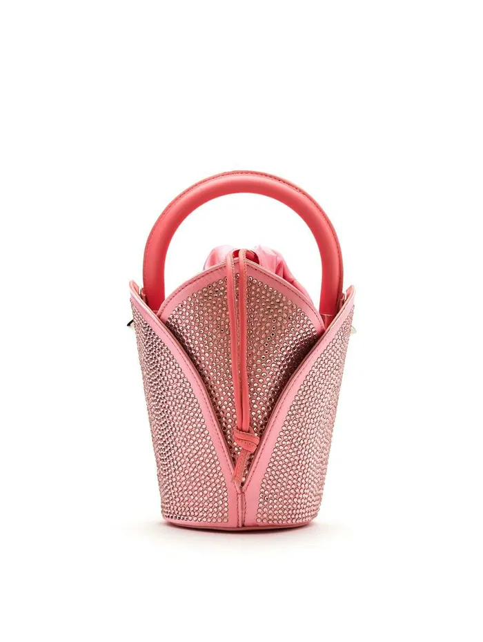 Women Handbags Oscar De La Renta Crystal Pav Tulipan Nano Bag Pink Women Handbags Oscar De La Renta Crystal Pav Tulipan Nano Bag Pink