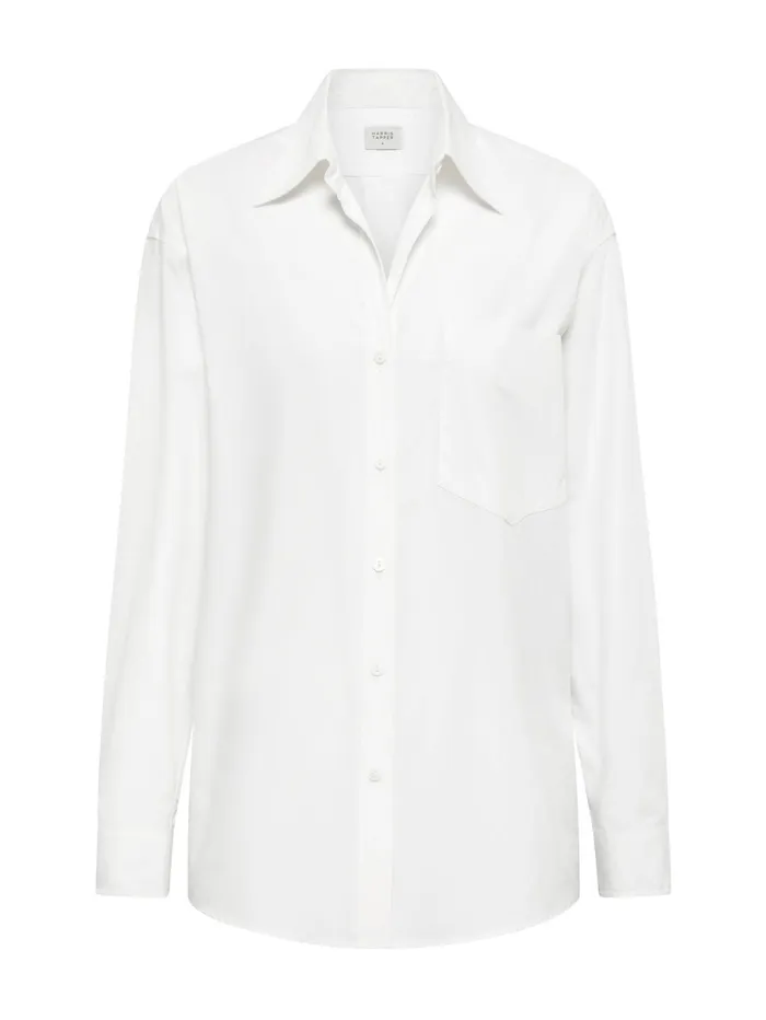 Women Harris Tapper 8211 Kantor Shirt In White The UNDONE Tops