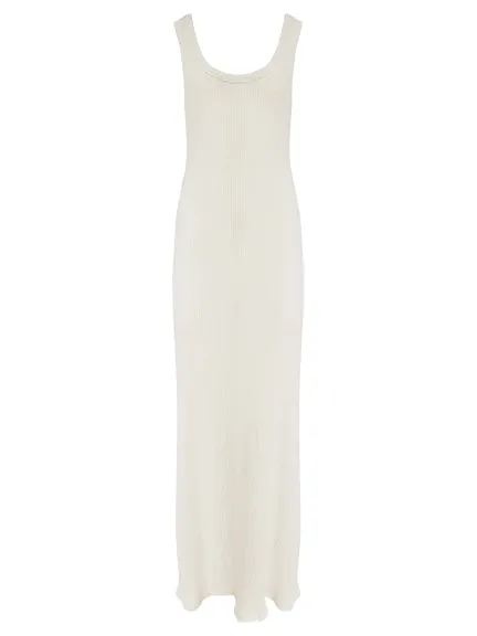 Women Hyde and Stone 8211 Aya Knit Dress In Cream The UNDONE Dresses