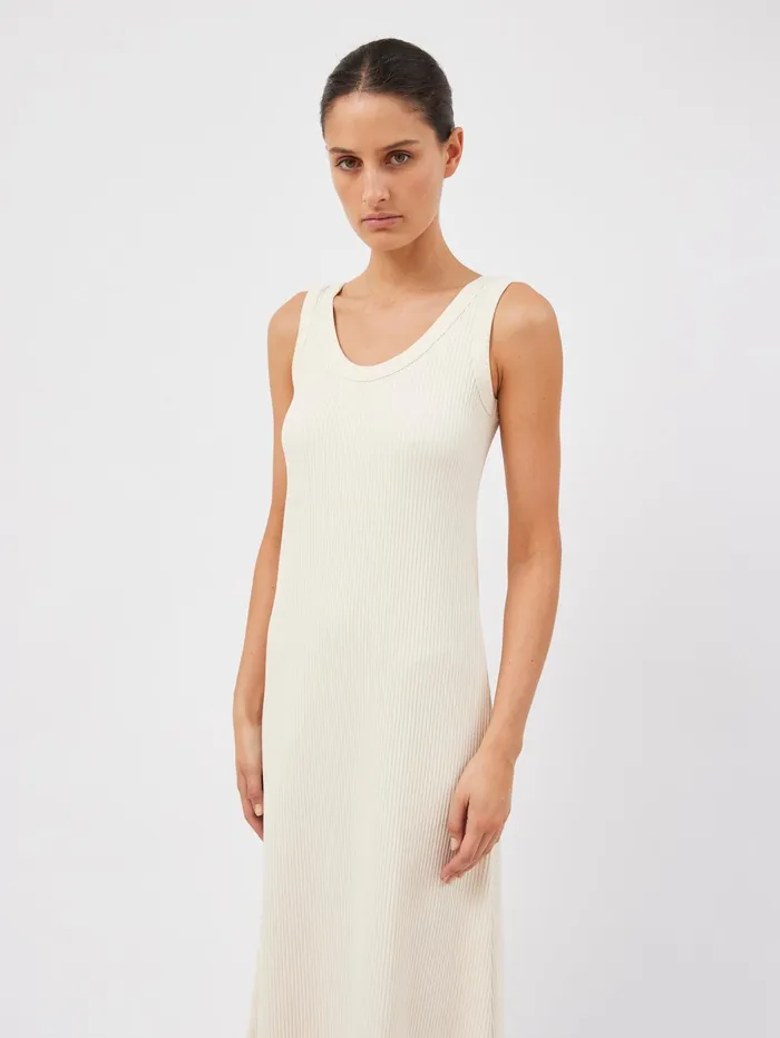 Women Hyde and Stone 8211 Aya Knit Dress In Cream The UNDONE Dresses
