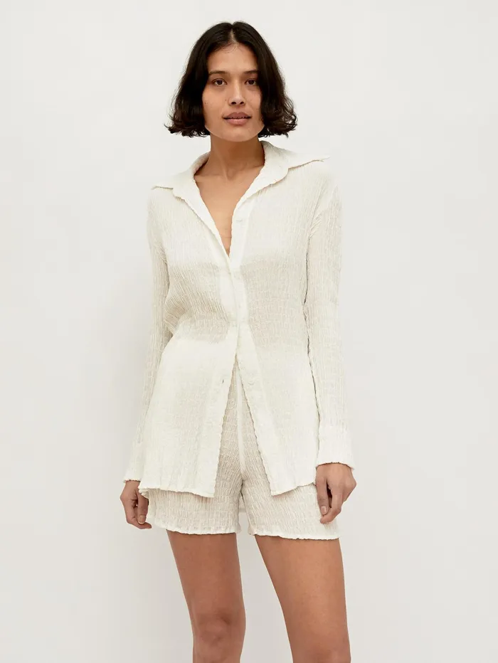 Women Hyde and Stone 8211 Bella Short In White The UNDONE Shorts