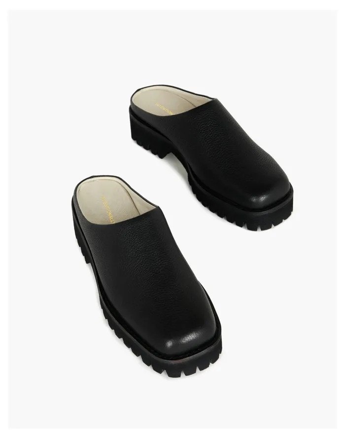 Women Intentionally Blank RISE UP Mule Black Madewell Flats