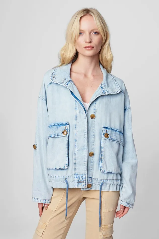 Women Jackets Blank Nyc Blue Lagoon Jacket