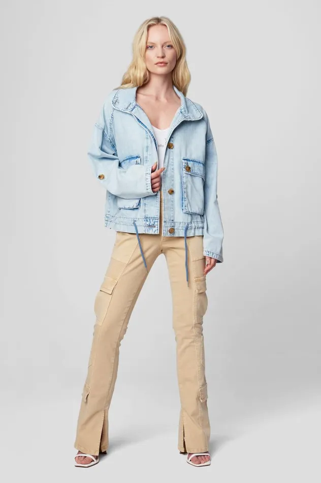 Women Jackets Blank Nyc Blue Lagoon Jacket Women Jackets Blank Nyc Blue Lagoon Jacket