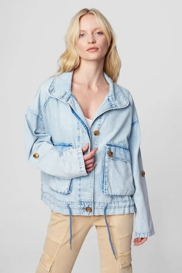 Women Jackets Blank Nyc Blue Lagoon Jacket Women Jackets Blank Nyc Blue Lagoon Jacket