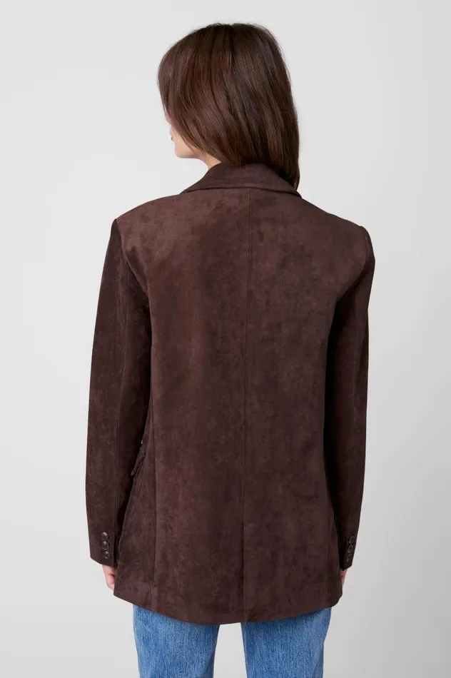 Women Jackets Blank Nyc Chocolate Souffle Jacket Women Jackets Blank Nyc Chocolate Souffle Jacket