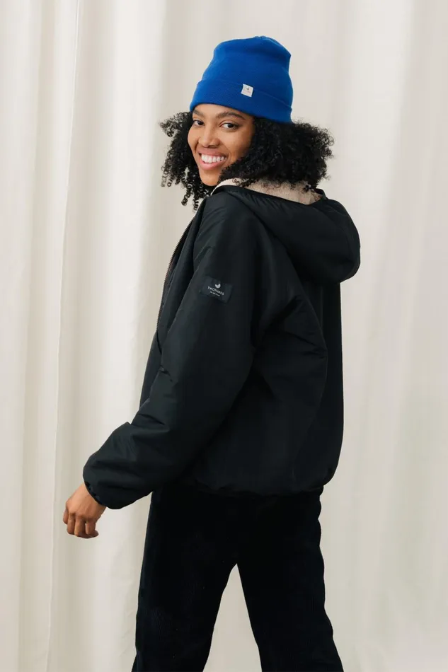 Women Jackets Women 8211 Crozier REVERSIBLE 8211 Black TWOTHIRDS Jackets