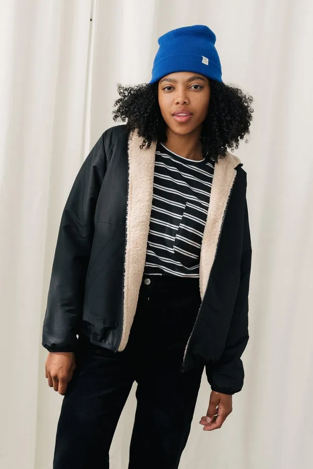 Women Jackets Women 8211 Crozier REVERSIBLE 8211 Black TWOTHIRDS Jackets